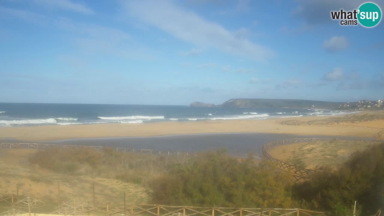 Webcam Torre dei Corsari – Vista live sulla spiaggia da Punta Usai