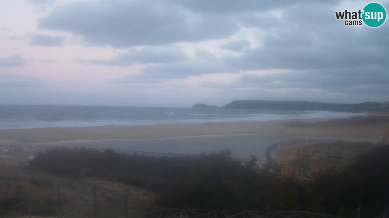 Cámara web Torre dei Corsari – Vista en directo de la playa desde Punta Usai