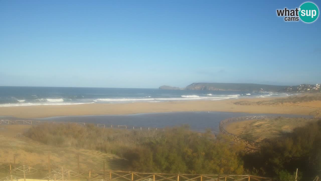 Spletna kamera Torre dei Corsari – Pogled v živo na plažo s Punta Usai