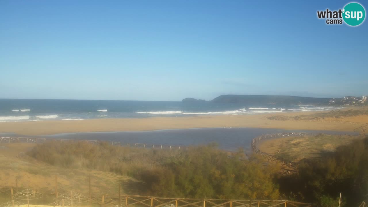 Cámara web Torre dei Corsari – Vista en directo de la playa desde Punta Usai