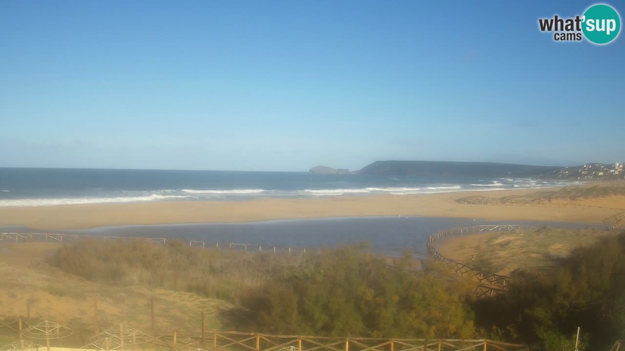 Webcam Torre dei Corsari – Vista live sulla spiaggia da Punta Usai