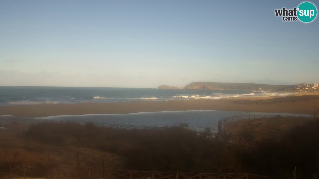 Cámara web Torre dei Corsari – Vista en directo de la playa desde Punta Usai