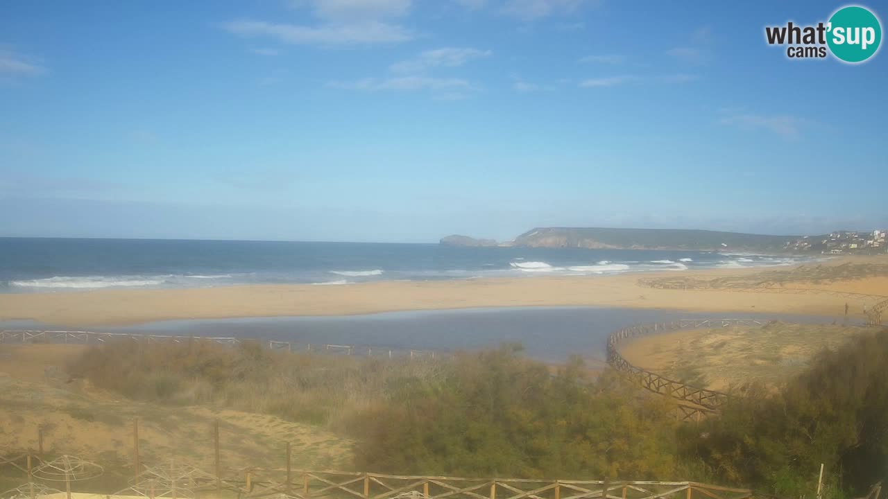 Webcam Torre dei Corsari – Vista live sulla spiaggia da Punta Usai