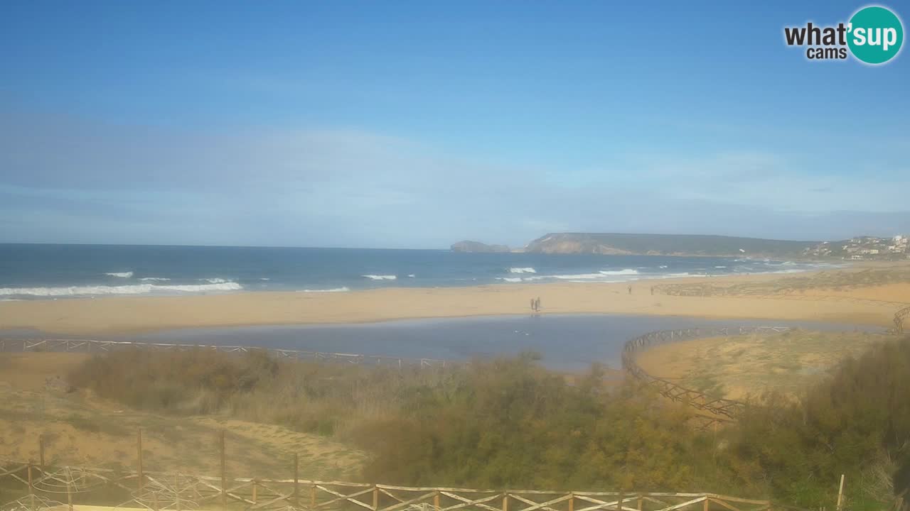 Cámara web Torre dei Corsari – Vista en directo de la playa desde Punta Usai