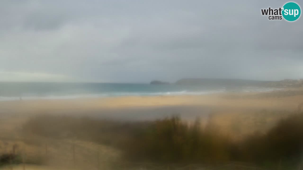 Webcam Torre dei Corsari – Vista live sulla spiaggia da Punta Usai