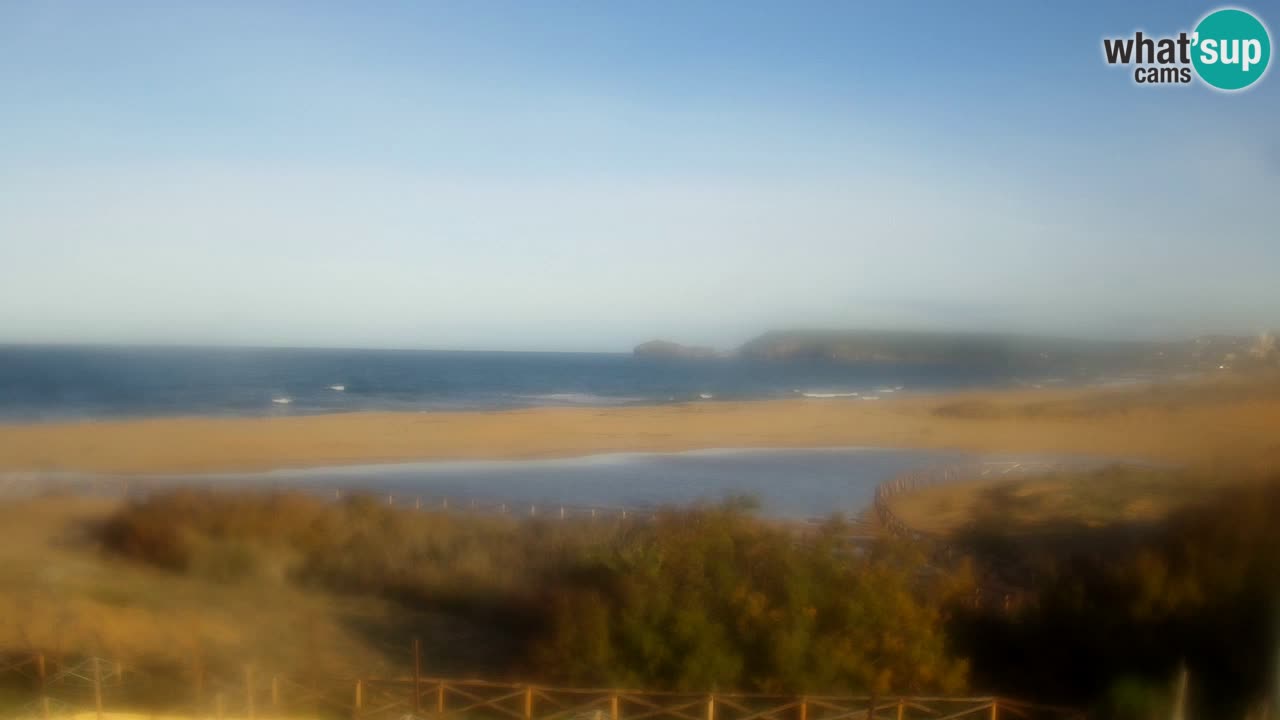 Cámara web Torre dei Corsari – Vista en directo de la playa desde Punta Usai