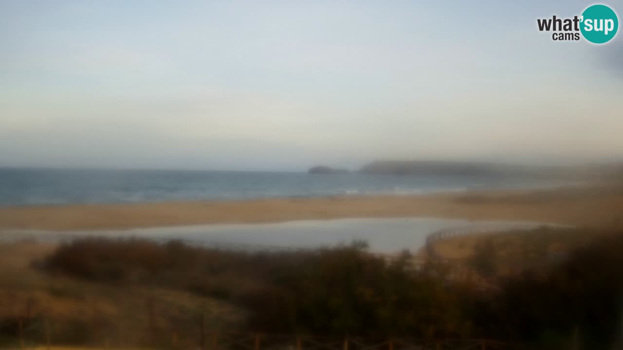 Webcam Torre dei Corsari – Vista live sulla spiaggia da Punta Usai