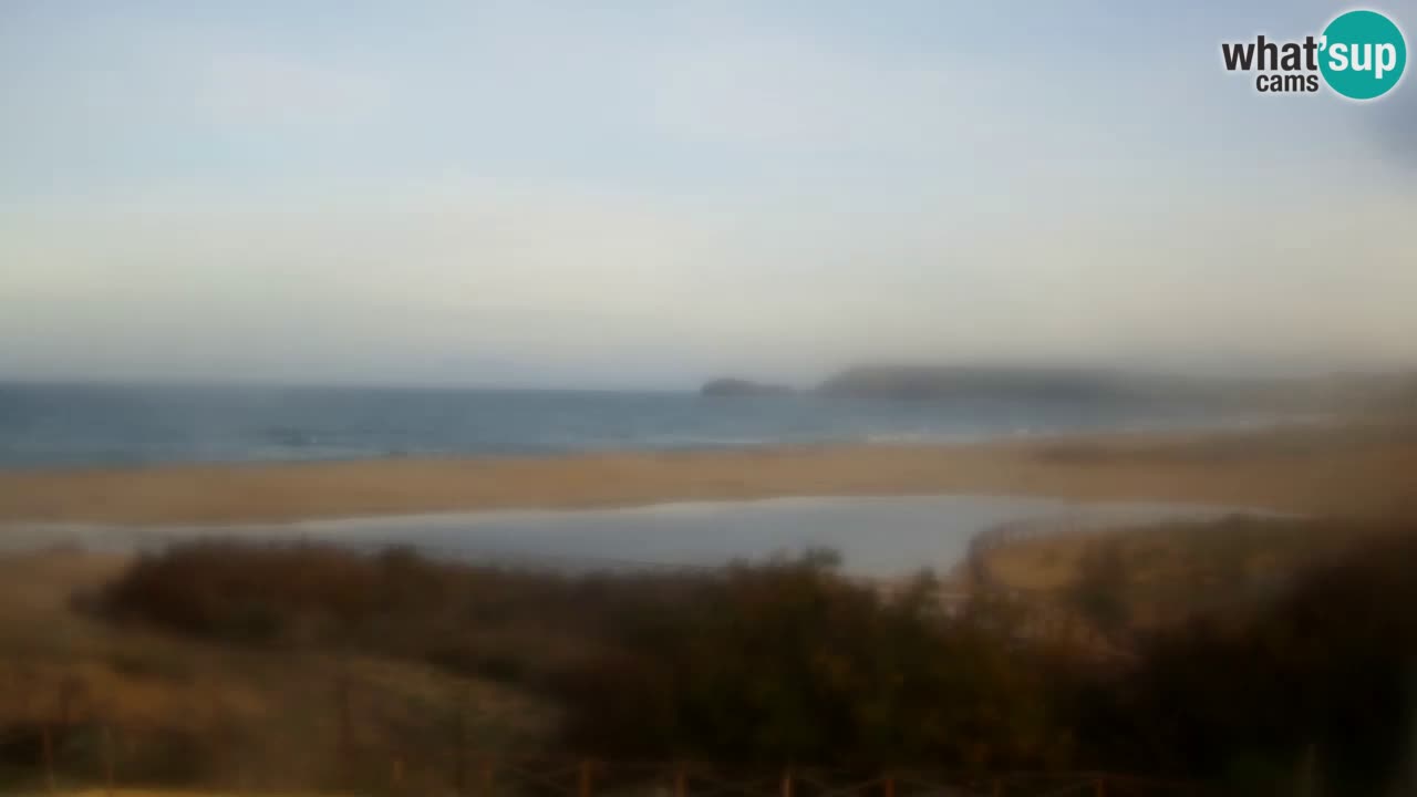 Webcam Torre dei Corsari – Vista live sulla spiaggia da Punta Usai