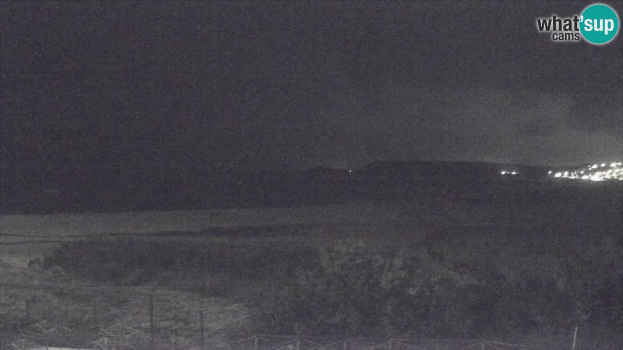 Webcam Torre dei Corsari – Vista live sulla spiaggia da Punta Usai