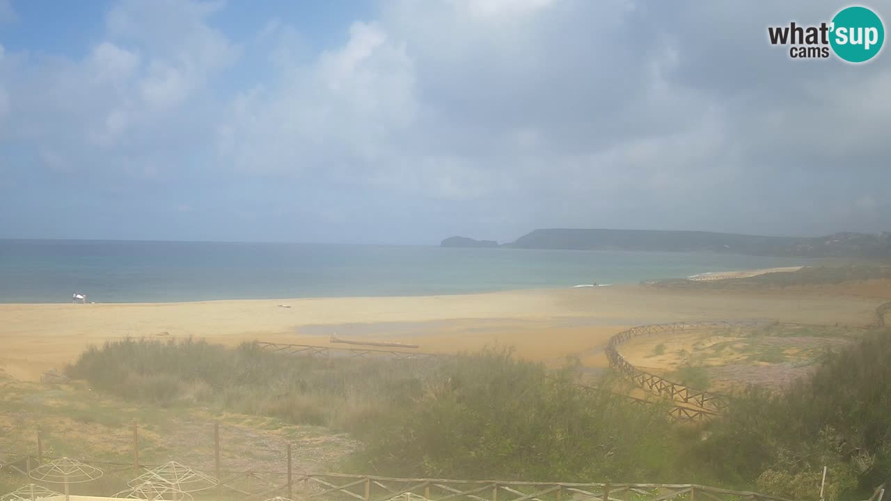 Webcam Torre dei Corsari – Live Beach View from Punta Usai