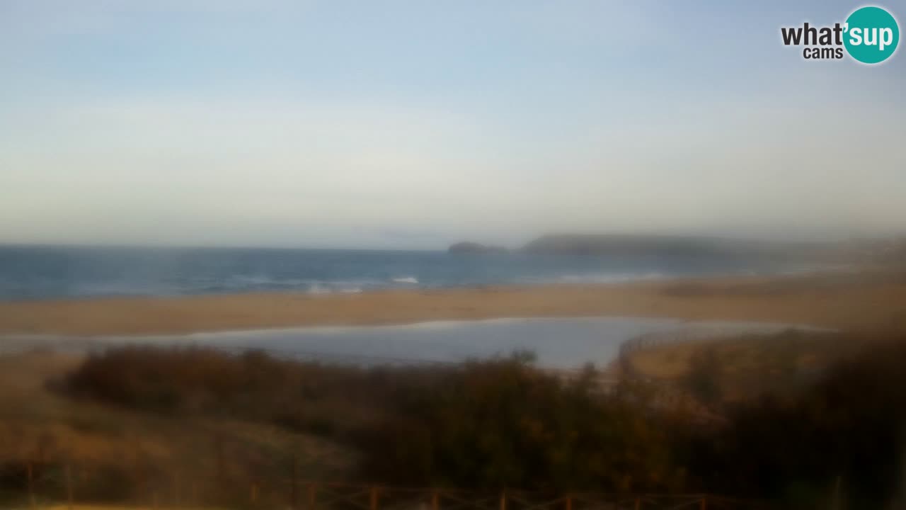 Webcam Torre dei Corsari – Liveblick auf den Strand von Punta Usai