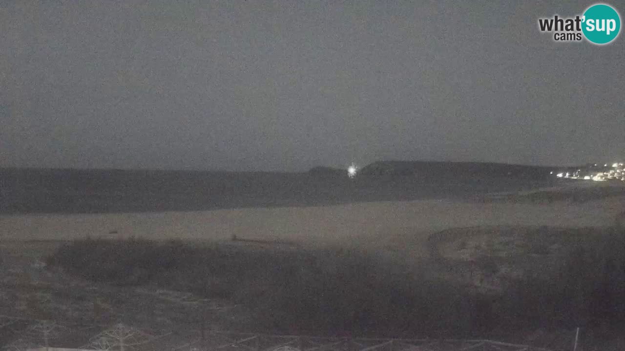 Webcam Torre dei Corsari – Vista live sulla spiaggia da Punta Usai