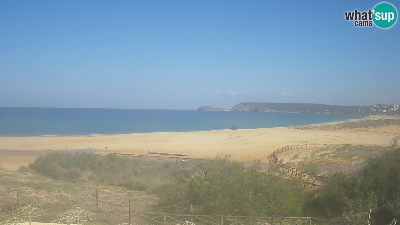 Cámara web Torre dei Corsari – Vista en directo de la playa desde Punta Usai