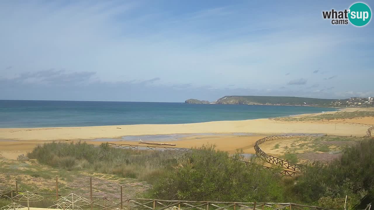 Webcam Torre dei Corsari – Live Beach View from Punta Usai
