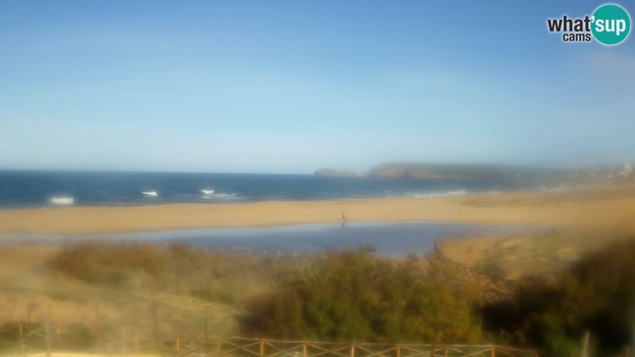 Webcam Torre dei Corsari – Vista live sulla spiaggia da Punta Usai