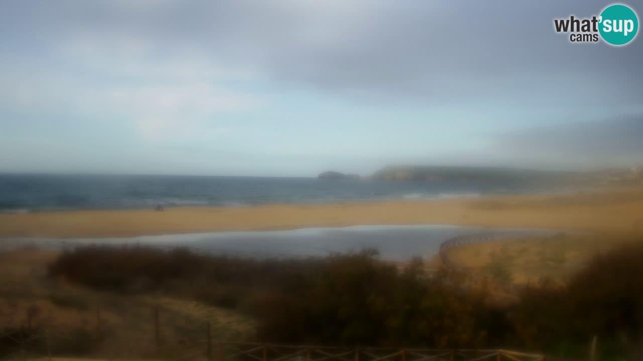Cámara web Torre dei Corsari – Vista en directo de la playa desde Punta Usai