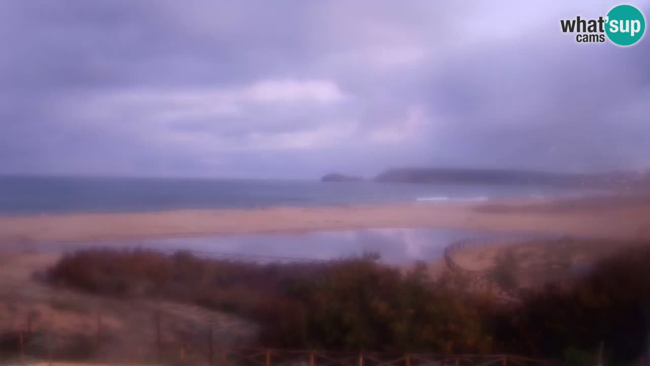 Webcam Torre dei Corsari – Vista live sulla spiaggia da Punta Usai