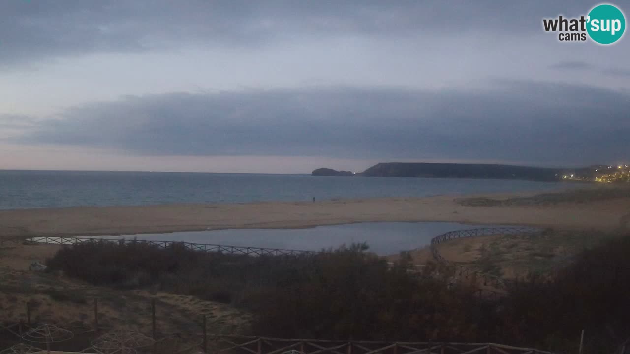 Cámara web Torre dei Corsari – Vista en directo de la playa desde Punta Usai