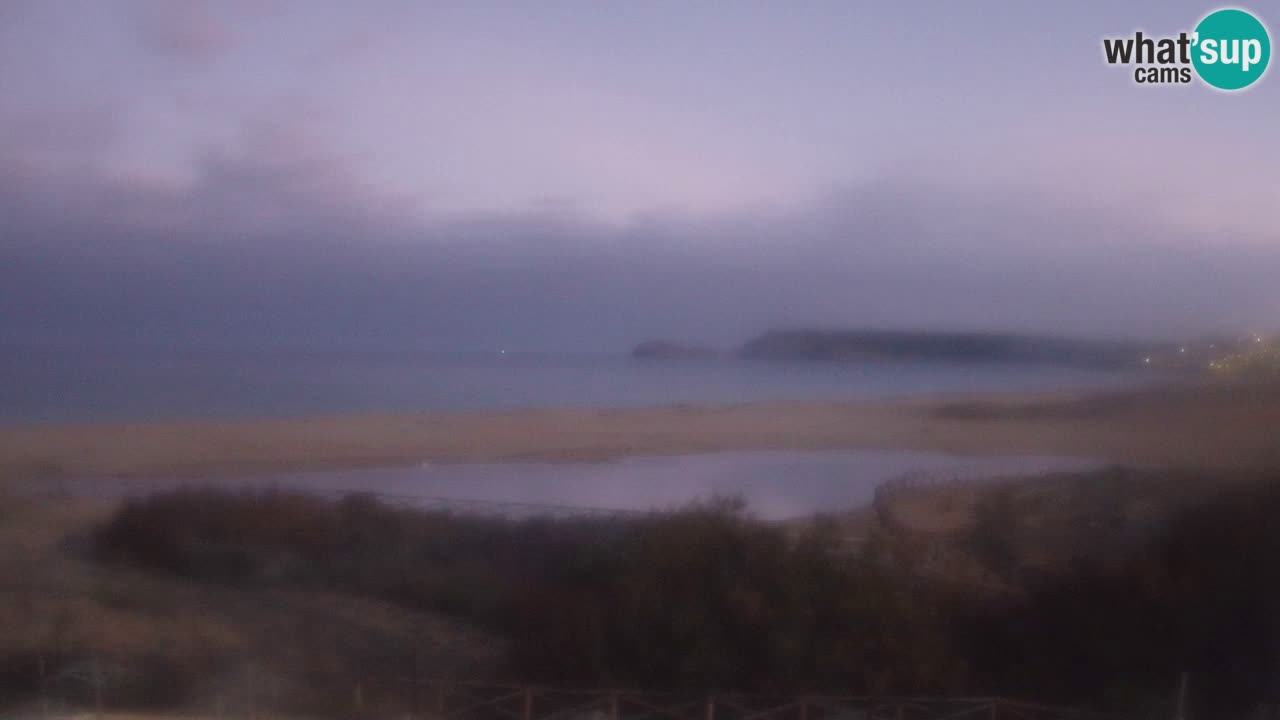 Webcam Torre dei Corsari – Vista live sulla spiaggia da Punta Usai