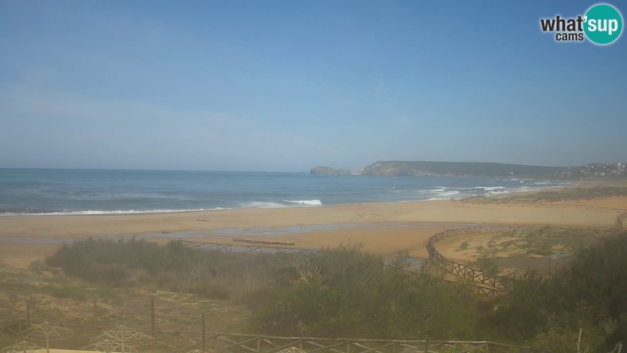 Webcam Torre dei Corsari – Live Beach View from Punta Usai