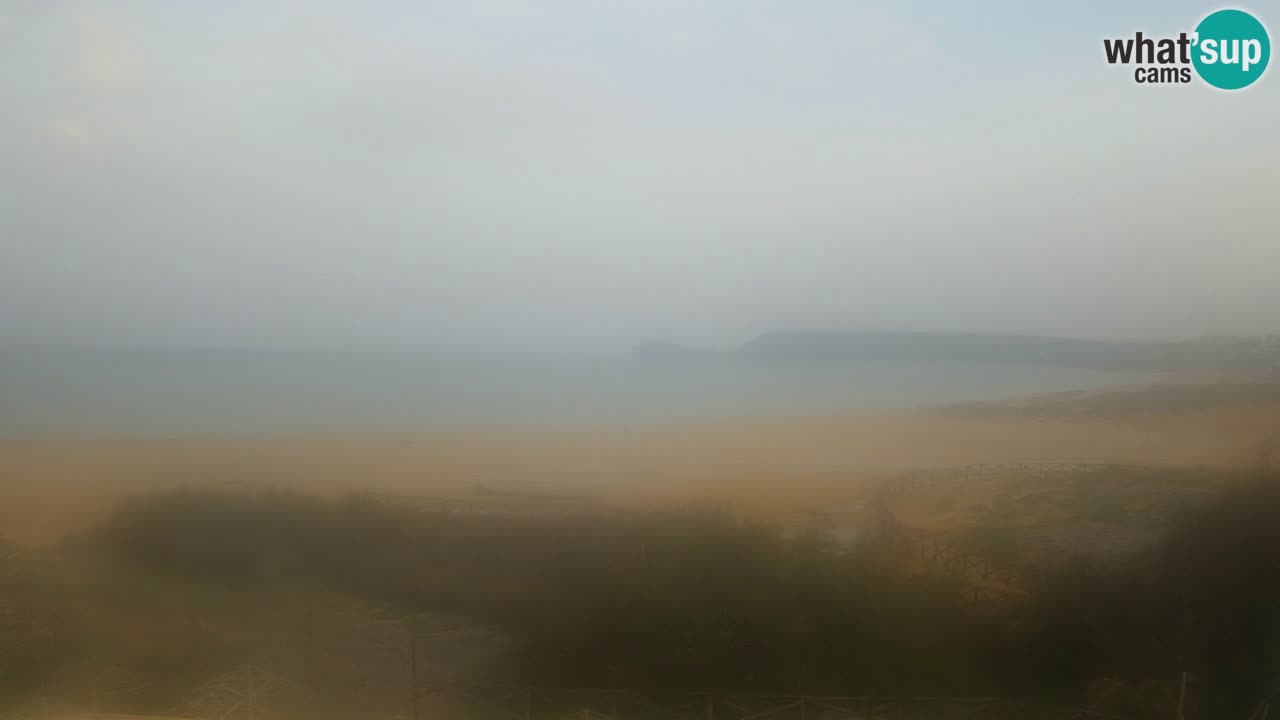 Webcam Torre dei Corsari – Vista live sulla spiaggia da Punta Usai