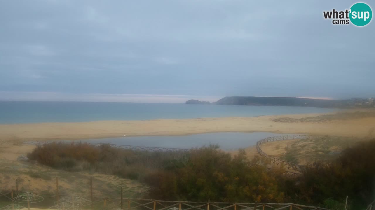 Web kamera Torre dei Corsari – Pogled uživo na plažu s Punta Usai