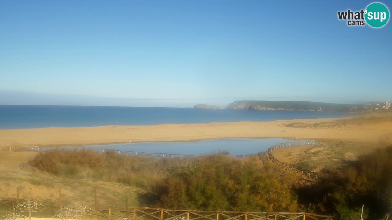 Web kamera Torre dei Corsari – Pogled uživo na plažu s Punta Usai