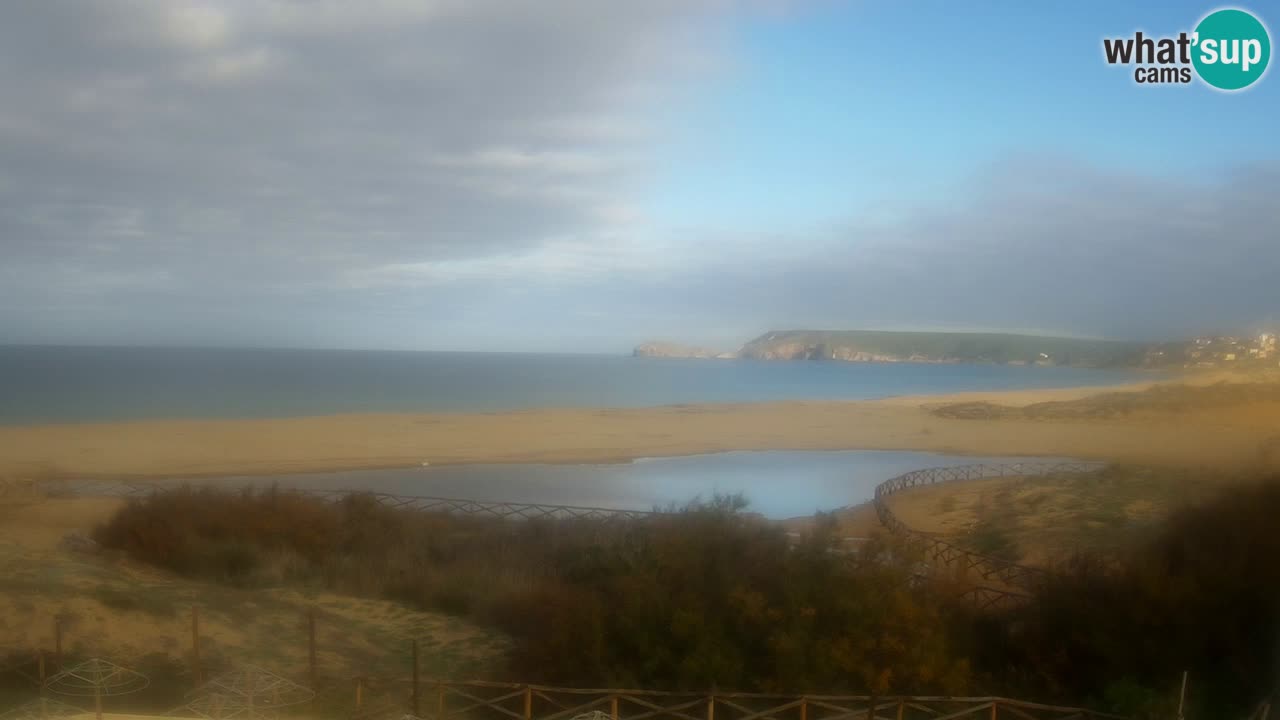 Webcam Torre dei Corsari – Liveblick auf den Strand von Punta Usai