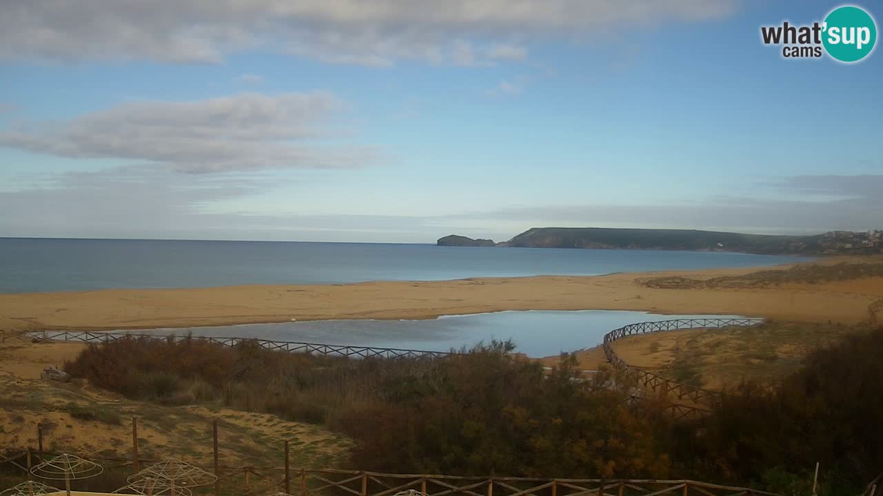 Cámara web Torre dei Corsari – Vista en directo de la playa desde Punta Usai