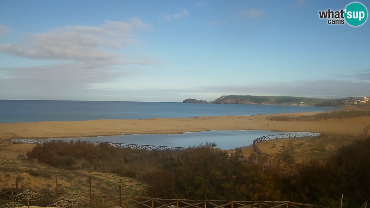Cámara web Torre dei Corsari – Vista en directo de la playa desde Punta Usai