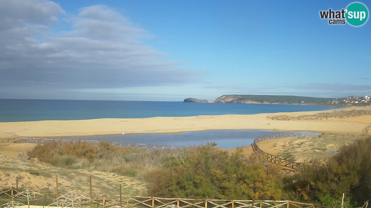 Cámara web Torre dei Corsari – Vista en directo de la playa desde Punta Usai