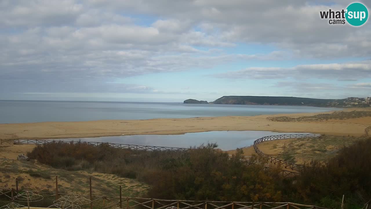 Webcam Torre dei Corsari – Liveblick auf den Strand von Punta Usai