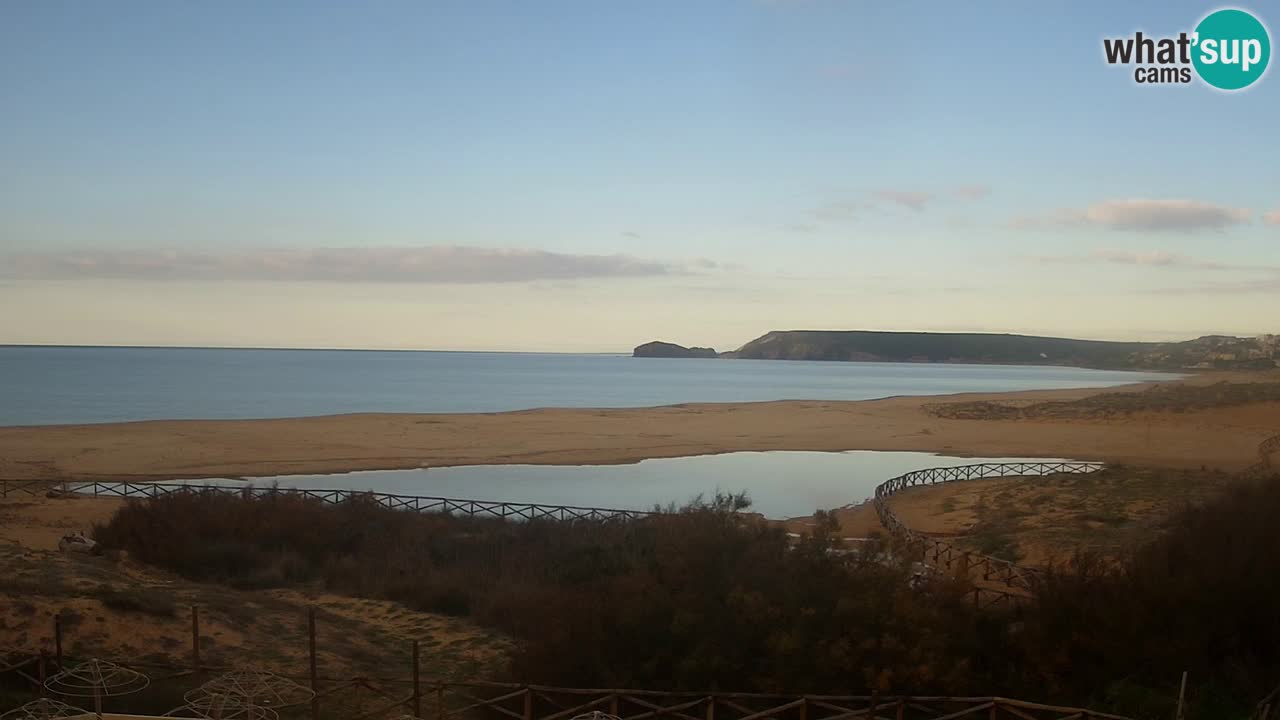Web kamera Torre dei Corsari – Pogled uživo na plažu s Punta Usai