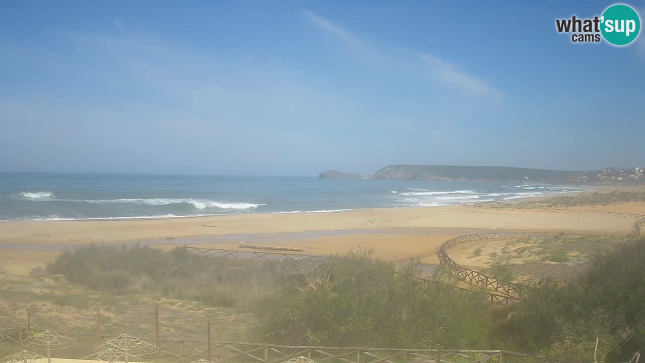 Webcam Torre dei Corsari – Live Beach View from Punta Usai