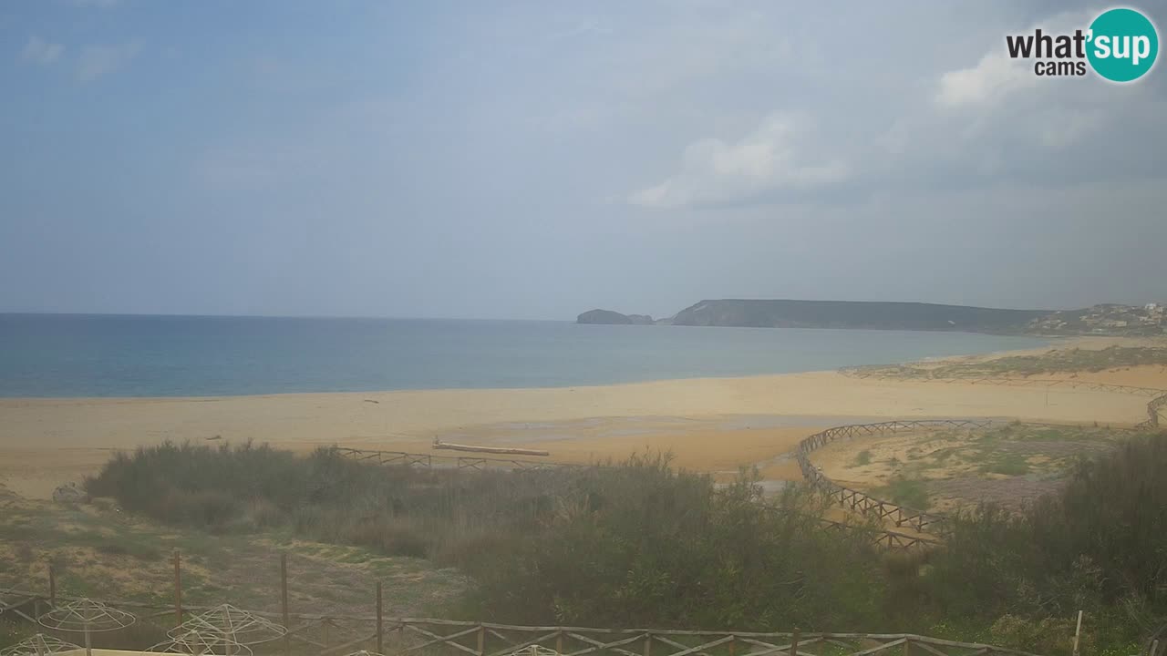 Webcam Torre dei Corsari – Vista live sulla spiaggia da Punta Usai