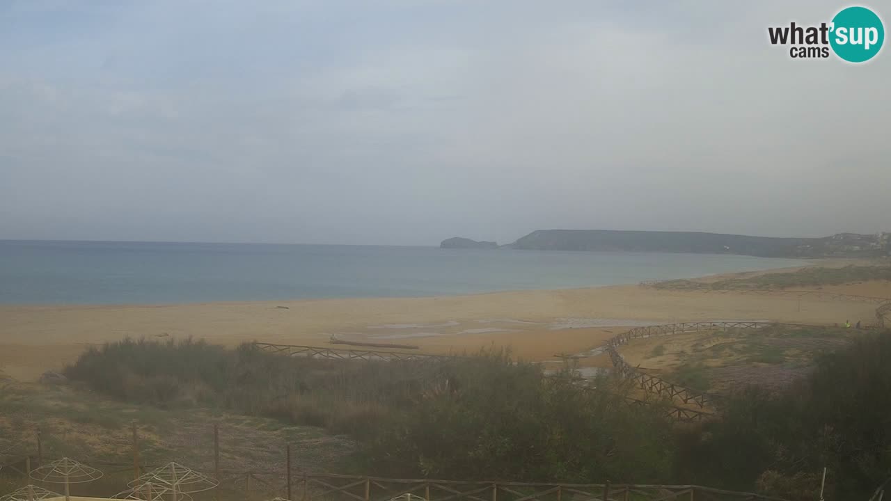 Cámara web Torre dei Corsari – Vista en directo de la playa desde Punta Usai
