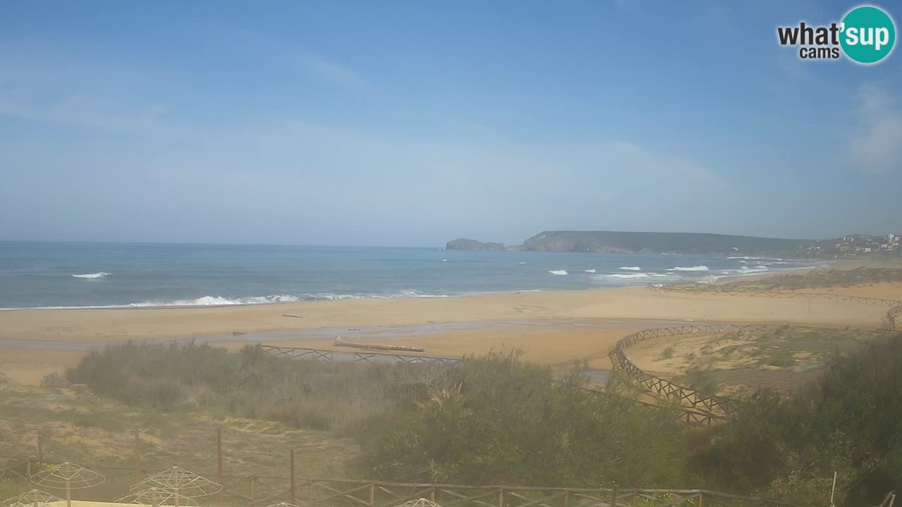 Webcam Torre dei Corsari – Live Beach View from Punta Usai