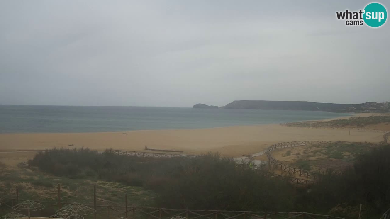 Cámara web Torre dei Corsari – Vista en directo de la playa desde Punta Usai