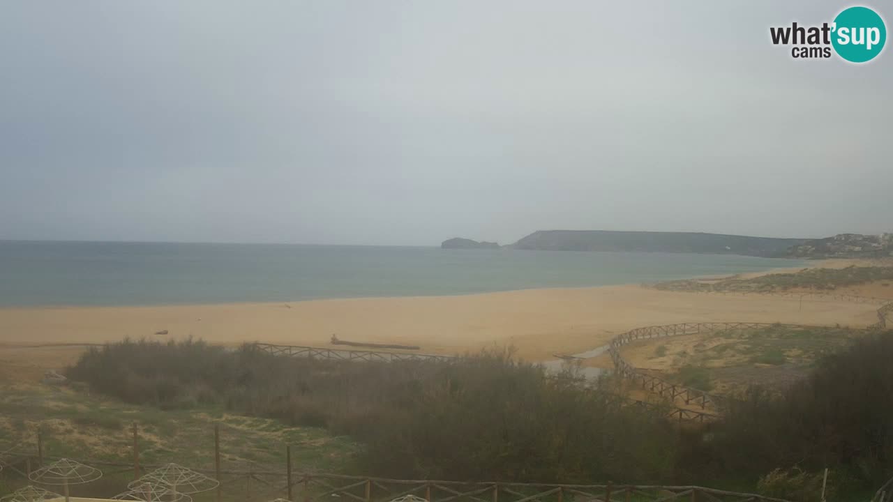 Webcam Torre dei Corsari – Vista live sulla spiaggia da Punta Usai