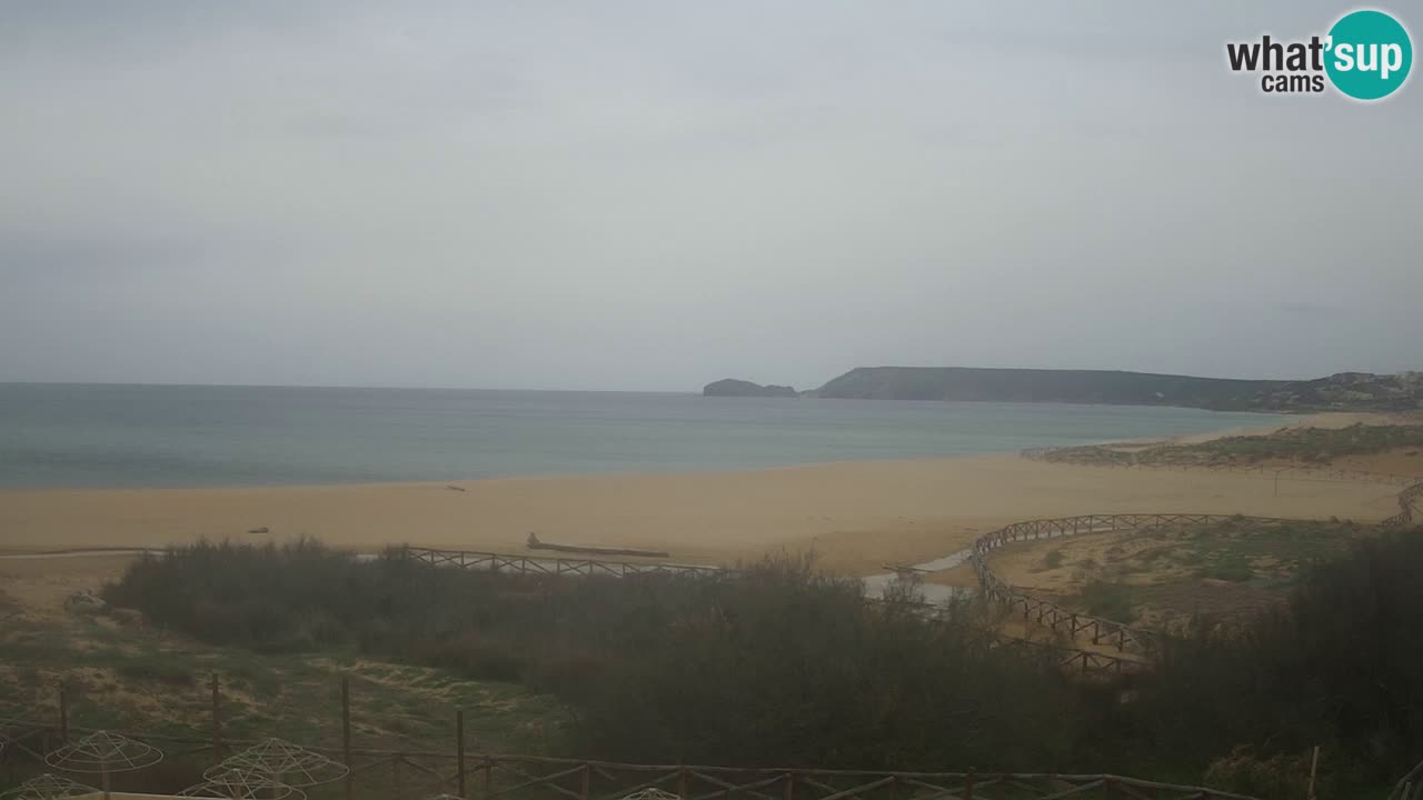 Webcam Torre dei Corsari – Vista live sulla spiaggia da Punta Usai