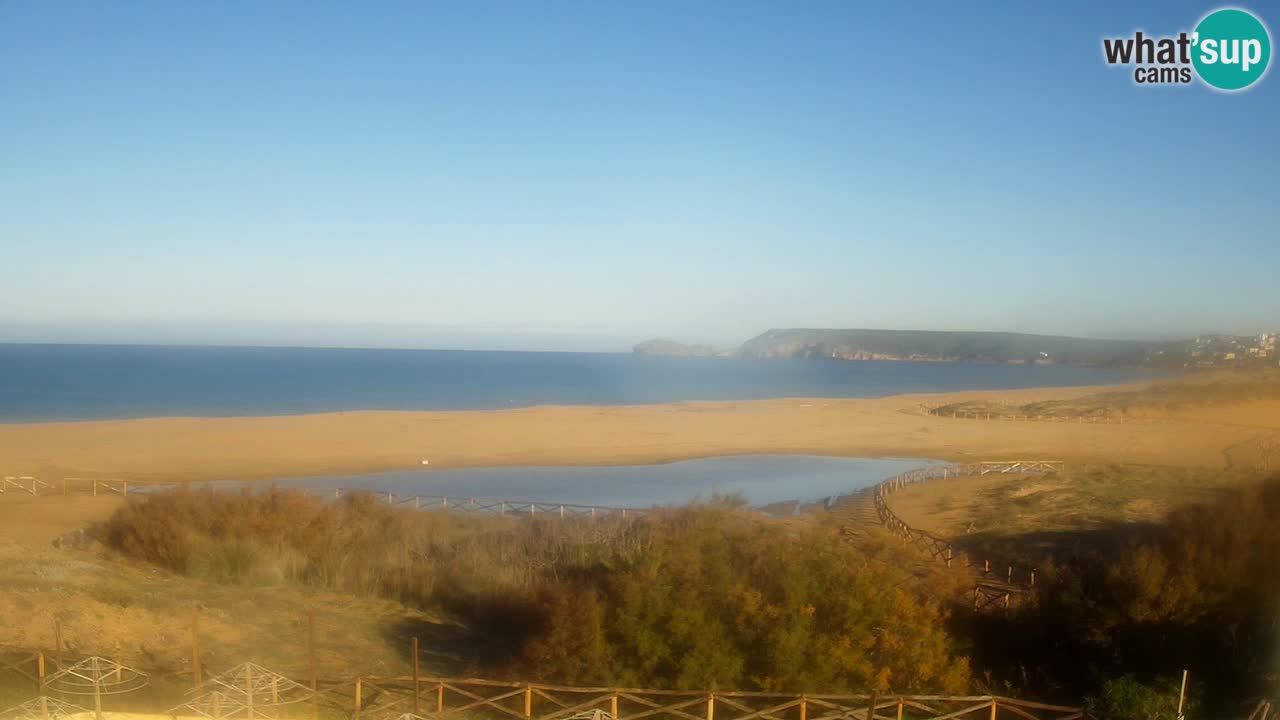 Webcam Torre dei Corsari – Vista live sulla spiaggia da Punta Usai