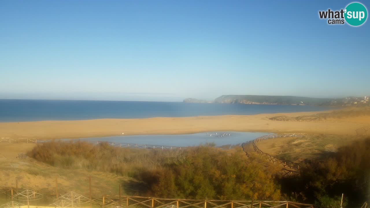 Webcam Torre dei Corsari – Liveblick auf den Strand von Punta Usai