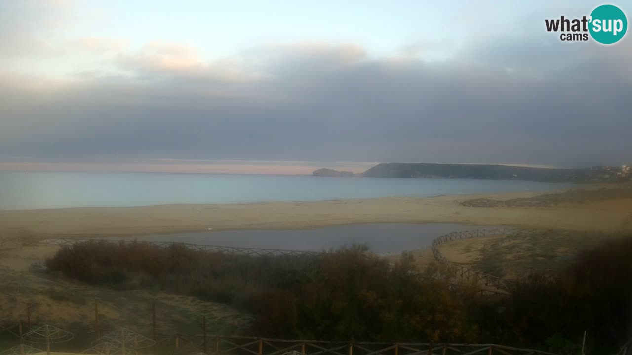 Webcam Torre dei Corsari – Vue en direct sur la plage depuis Punta Usai