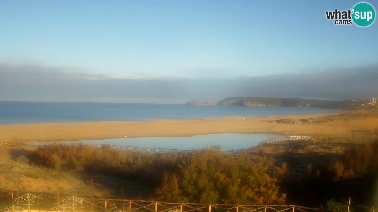 Webcam Torre dei Corsari – Vista live sulla spiaggia da Punta Usai