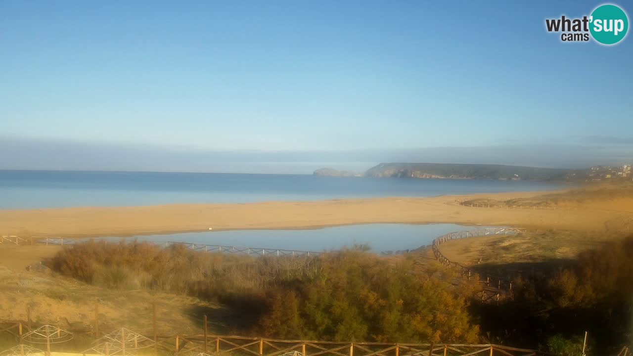 Spletna kamera Torre dei Corsari – Pogled v živo na plažo s Punta Usai