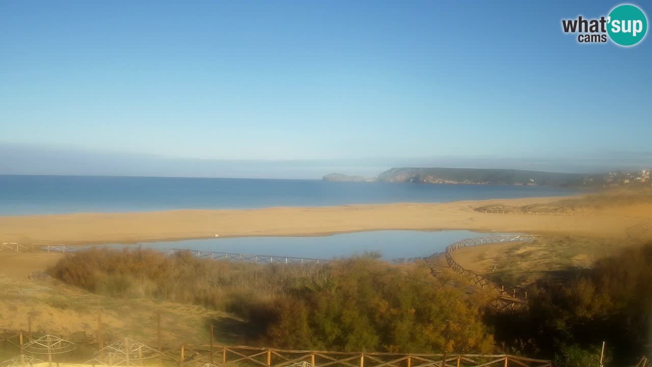 Webcam Torre dei Corsari – Liveblick auf den Strand von Punta Usai
