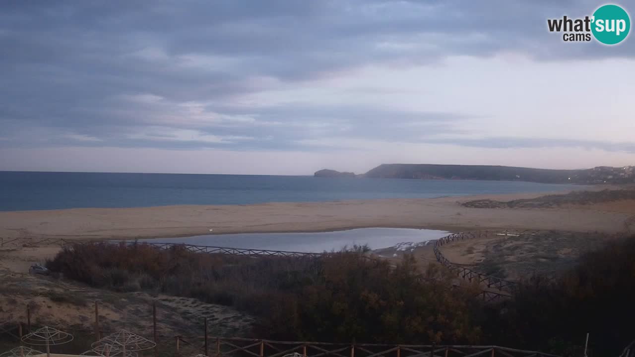 Cámara web Torre dei Corsari – Vista en directo de la playa desde Punta Usai