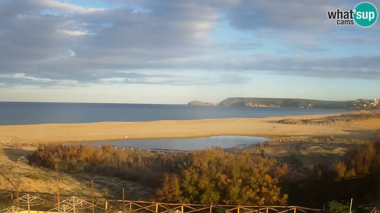 Webcam Torre dei Corsari – Vue en direct sur la plage depuis Punta Usai