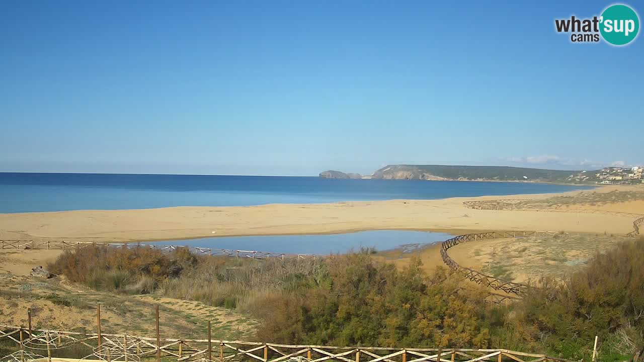 Cámara web Torre dei Corsari – Vista en directo de la playa desde Punta Usai