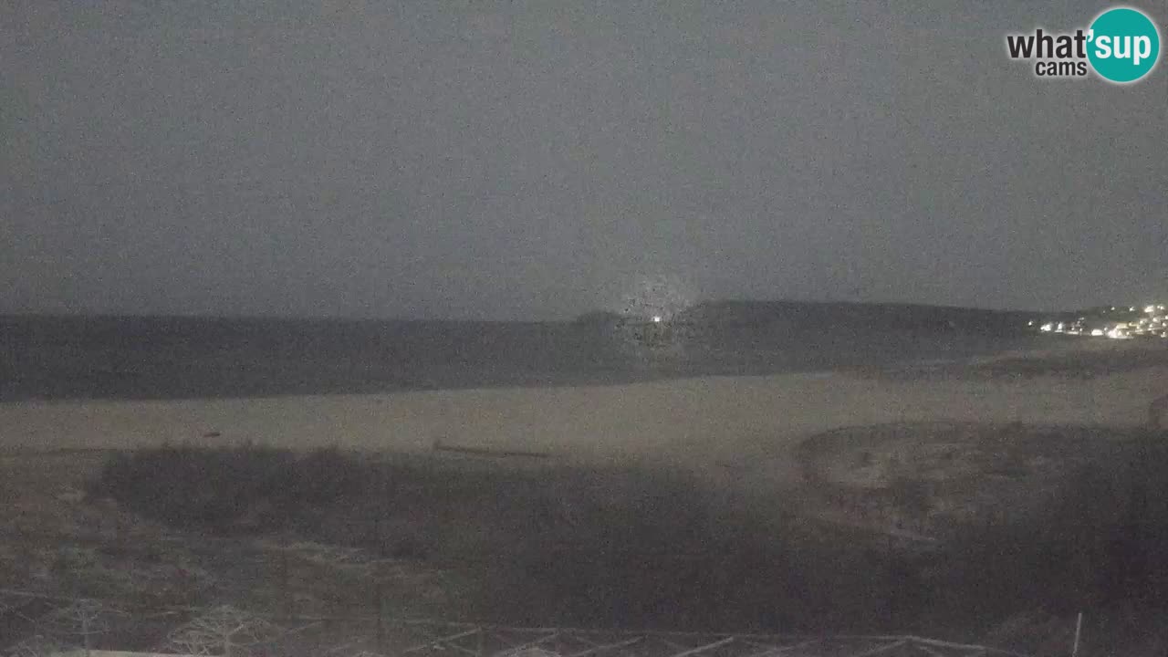 Cámara web Torre dei Corsari – Vista en directo de la playa desde Punta Usai